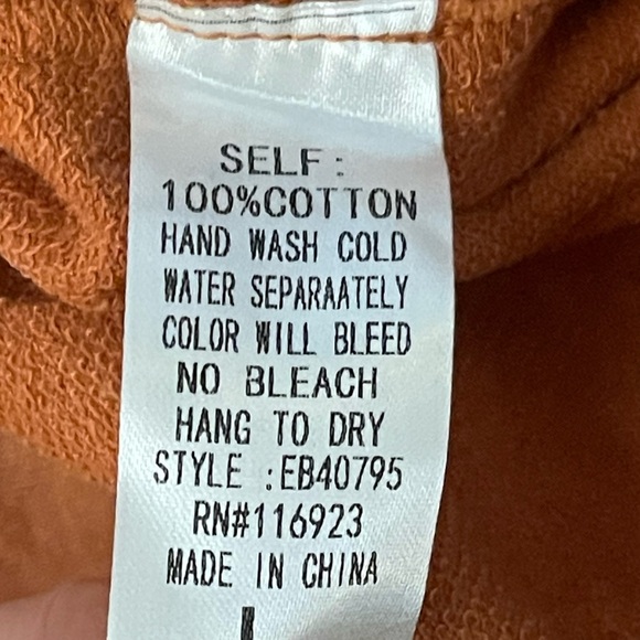 EASEL “Feeling Good Cargos” Mineral Washed Flared Leg, Raw Seams & Hems, Pockets - Picture 16 of 16